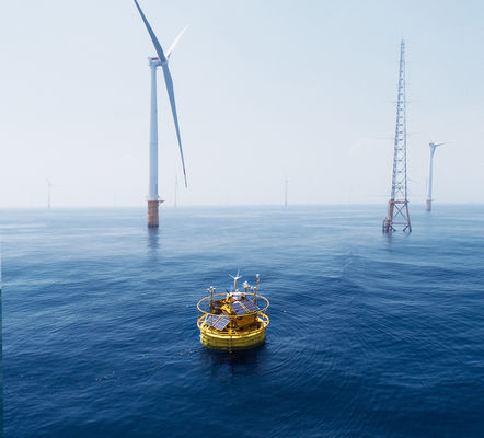 Metal Ocean Buoy Wave CTD Profile Current Oceanographic Buoy