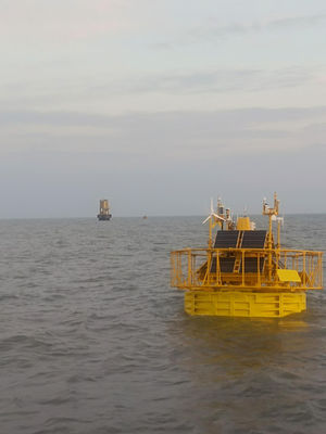 9m Floating Lidar Buoy Boat Local Data Storage