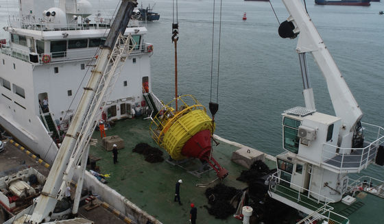 Ocean Floating LiDAR Buoy Offshore Wind Measurement