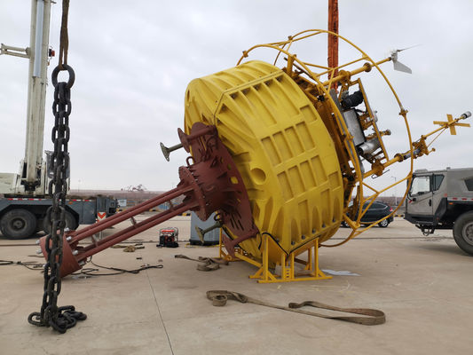 Offshore Wind Turbine Measurement Floating LIDAR Buoy Installation Support